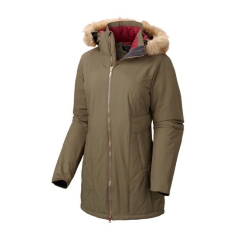 Mountain Hardwear Potrero Parka Stone Green size S